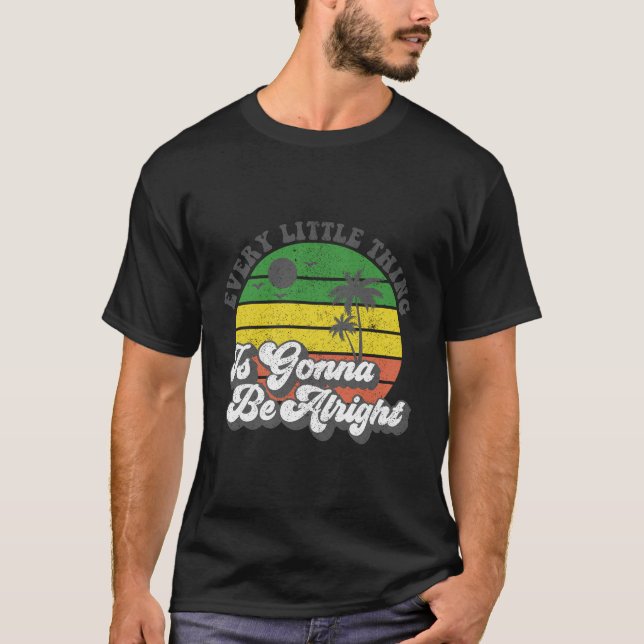 Alles Kleine ist, dass Gonna in Ordnung ist Jamaic T-Shirt (Vorderseite)