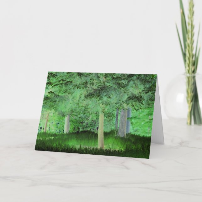 "Alles könnte passieren" Magisch verwandelte Wälde Karte (Vorderseite)