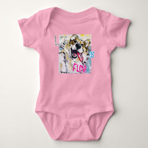 Alles lächeln, Life is fun! Baby Strampler