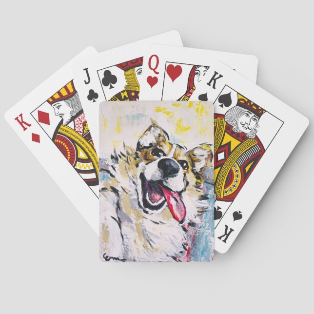 Alles lächeln spielkarten (Rückseite)