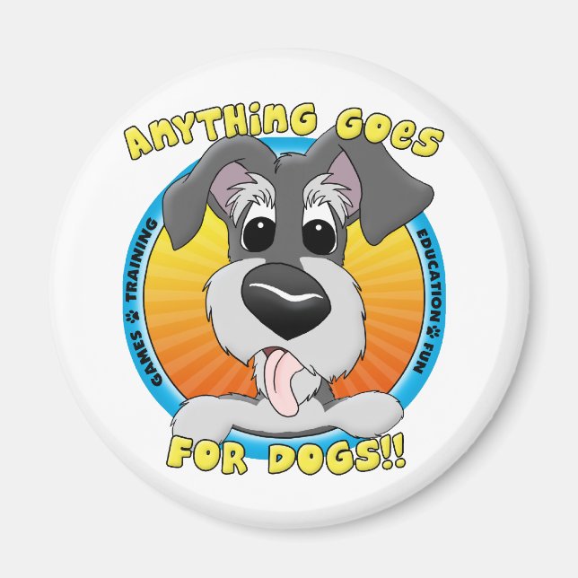 Alles läuft für Hunde Magnet (Vorne)