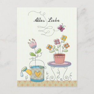 Alles Liebe Postkarte