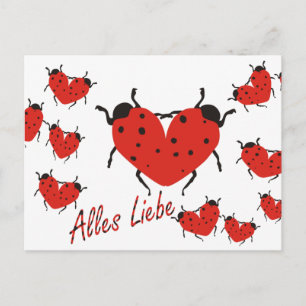 Alles Liebe Postkarte