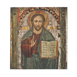 Alles mächtige Christus - Chrystus Pantokrator Notizblock