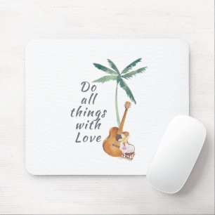 Alles mit tropischer Liebe Mousepad