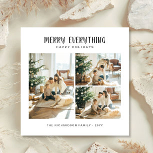 Alles Moderne 4-Foto-Familie Weihnachten