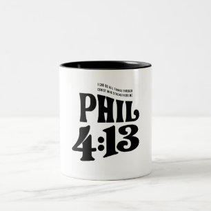 Alles Mögliche - Philippinen 4:13 Christlich Zweifarbige Tasse