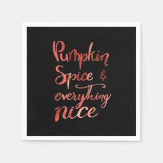Alles Nice Pumpkin Funny Herbst Serviette