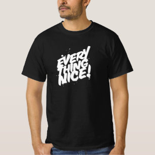 Alles Nice Typografy Reggae T - Shirt