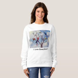 Alles Papageien-Sweatshirt Sweatshirt