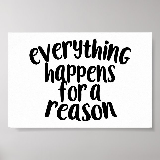 Alles passiert für ein Reason Poster (Vorne)