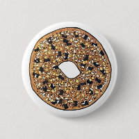 Alles Poppy Sesam Seed Bagel Frühstück Essen