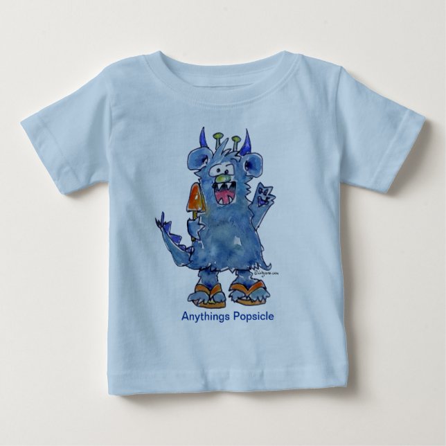 Alles Popsights Funny Monster Baby T Shirt (Vorderseite)