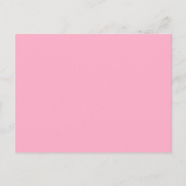 Alles Rosa außer Farbpinke Postkarte (Vorderseite)