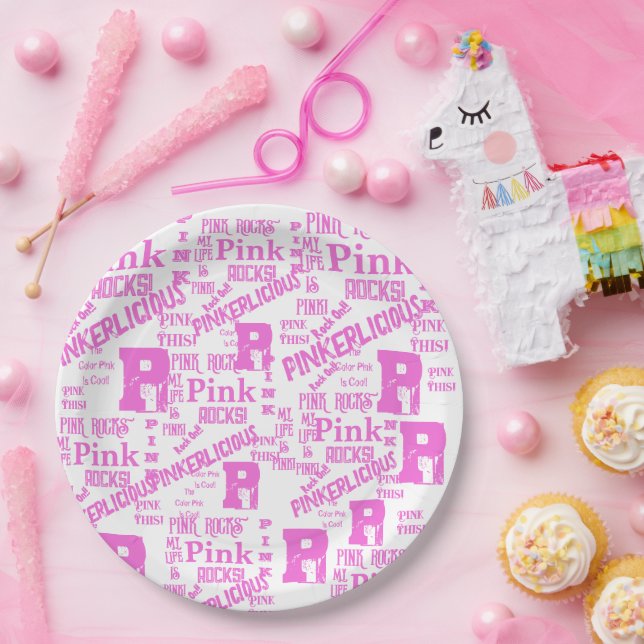 ALLES ROSA  PAPPTELLER (Party)