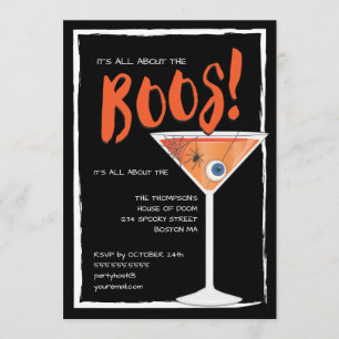 Alles rund um das Boos Funny Halloween Cocktail Pa Einladung