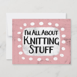 Alles rund um das Knittern von Stuff Grußkarte Karte