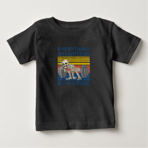 Alles schadet Weightlift Ness Gym Geschenk Baby T-shirt