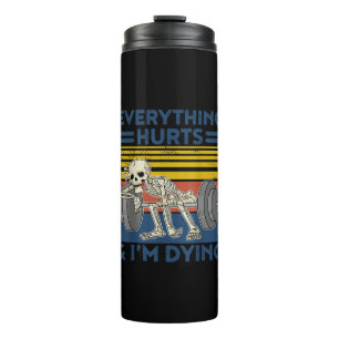 Alles schadet Weightlift Ness Gym Geschenk Thermosbecher