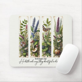Alles Schöne in Seiner Zeit botanisch Mousepad
