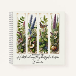 Alles Schöne in Seiner Zeit botanisch Notizbuch