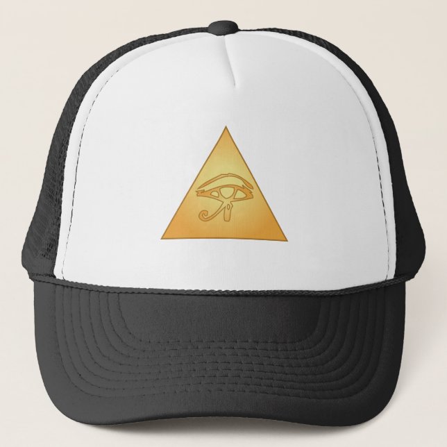Alles sehende Auge/Auge von Horus: Truckerkappe (Vorderseite)