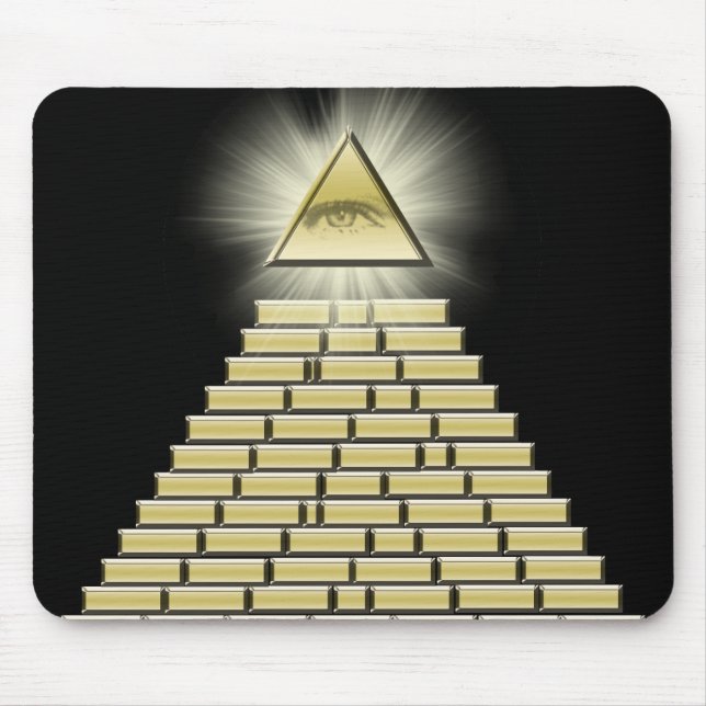 Alles sehende Auge Mousepad (Vorne)