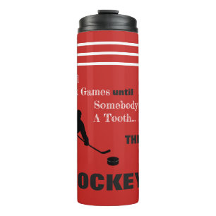 Alles Spaß und Spiele..dann ist es HOCKEY Thermosbecher