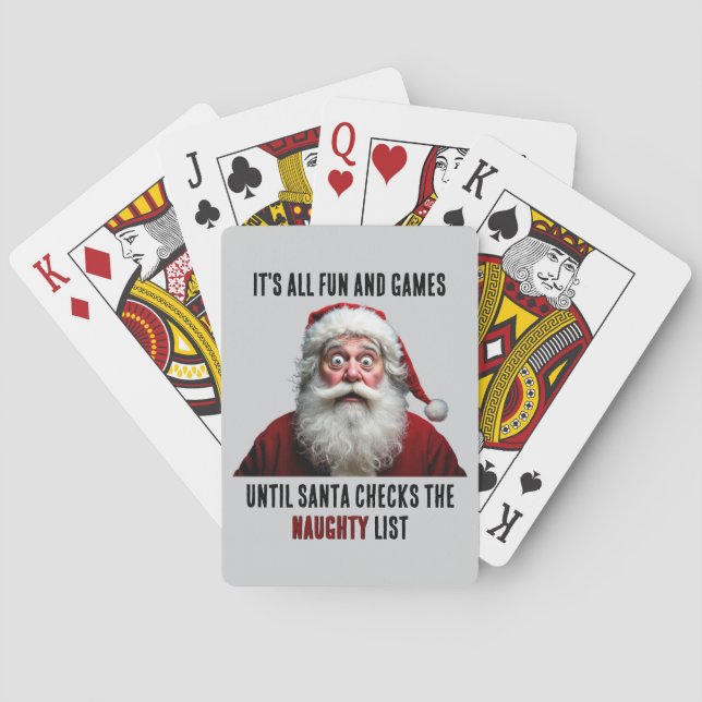 Alles Spaß und Spiele, Niedlich Weihnachten Spielkarten (Rückseite)