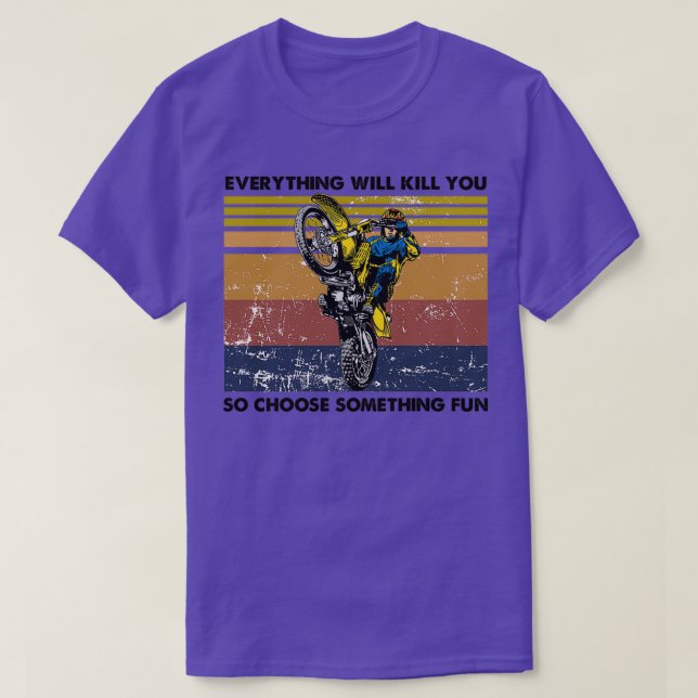 alles tötet Sie, so wählen Sie etwas Spaß D T-Shirt (Design vorne)