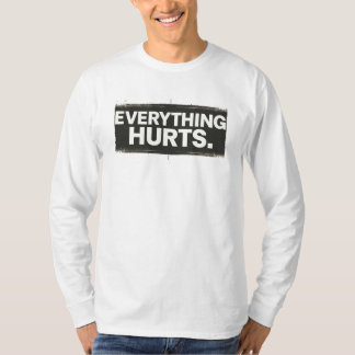 Alles tut weh - Minimalistisch und ausdrucksvoll g T-Shirt