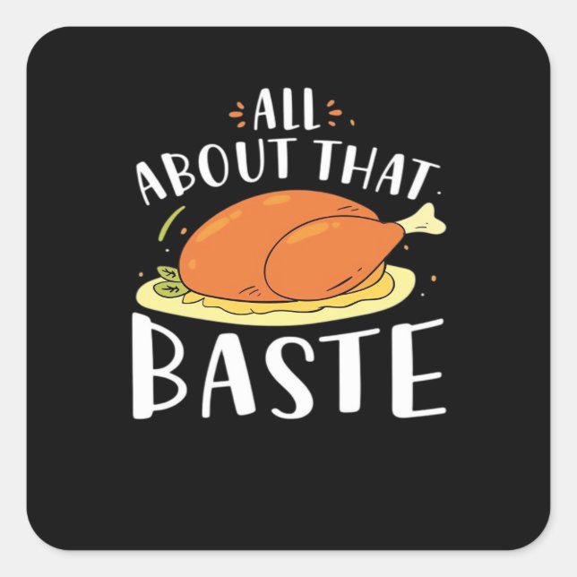 Alles über das Baste Design Quadratischer Aufkleber (Vorderseite)