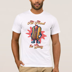 Alles über den Glizzy   Funny Hot Hunde Humor T-Shirt
