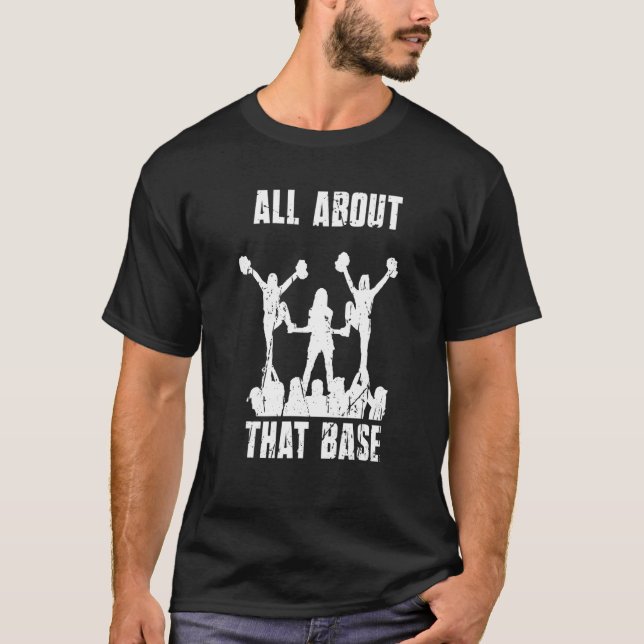 Alles über diese Basis Cheerleading Cheer Squad Da T-Shirt (Vorderseite)