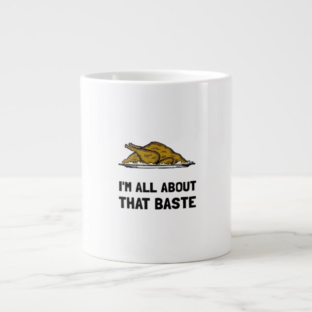 Alles über diese Baste Angepasst Jumbo-Tasse (Vorderseite)
