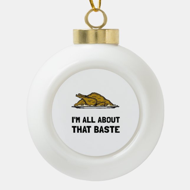 Alles über diese Baste Angepasst Keramik Kugel-Ornament (Vorderseite)
