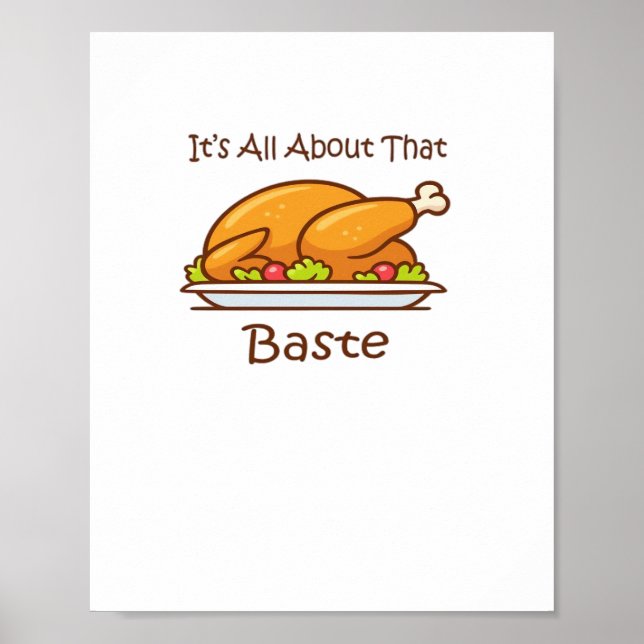 Alles über diese Baste (Erntedank) Trendy Poster (Vorne)