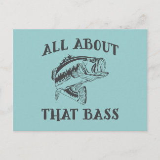 Alles über diesen Bass Postkarte