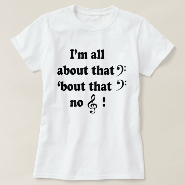 Alles über diesen Bass T-Shirt (Design vorne)
