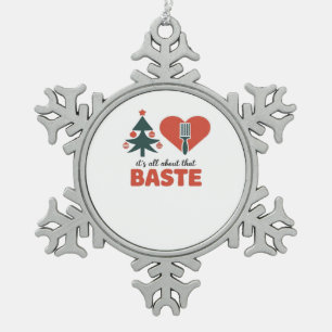 Alles über diesen Baste Christmas Classic Schneeflocken Zinn-Ornament
