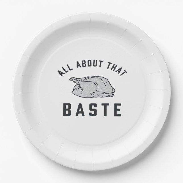 Alles über diesen Baste Classic Funny Pappteller (Vorderseite)