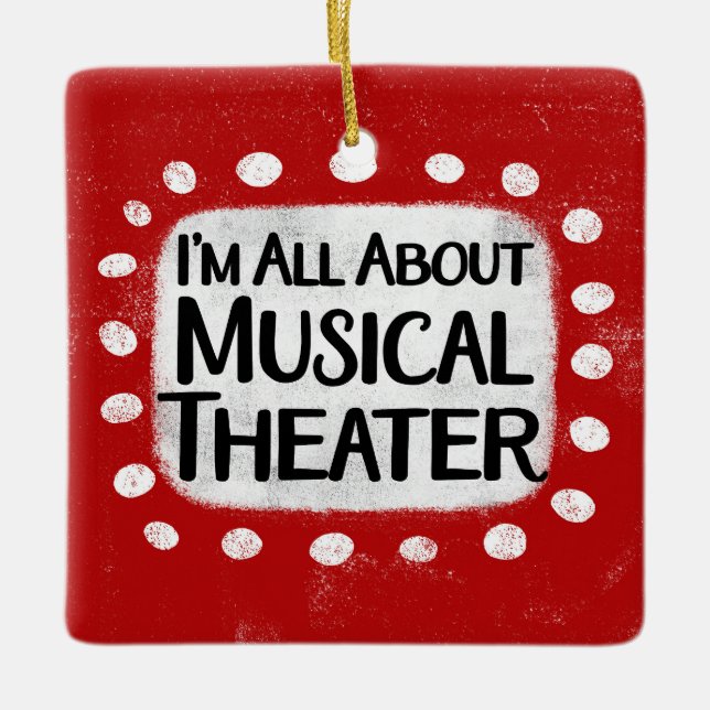 Alles über Musical Theatre Ornament (Vorderseite)