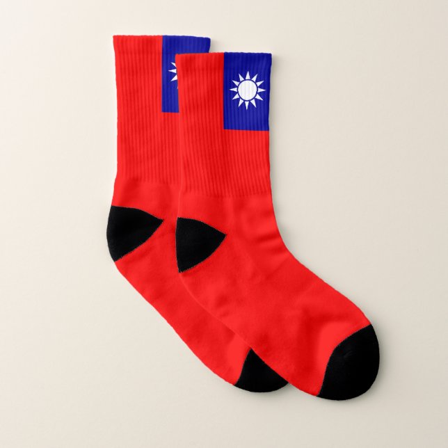 Alles über Print Socks mit Flag Taiwan Socken (Paar)