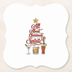 Alles über Weihnachts-Geister-Cocktails Whiskey St Untersetzer