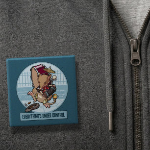 Alles unter Kontrolle Bandicoot Ein-Mann-Band Button
