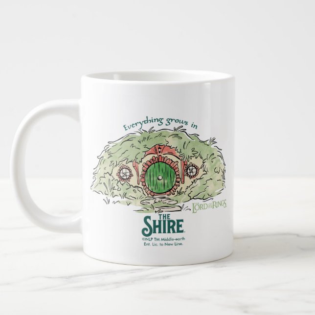 Alles wächst in DER GRAFschaft™ Jumbo-Tasse (Links)
