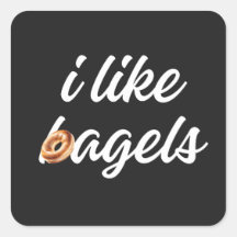 Alles, was Bagel liebt, ist wie Bagels minimalisti