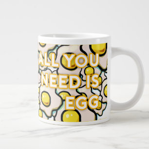 alles, was du brauchst, Ei Jumbo-Tasse