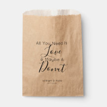 Alles, was du brauchst, ist eine Donut-Gunst-Tasch