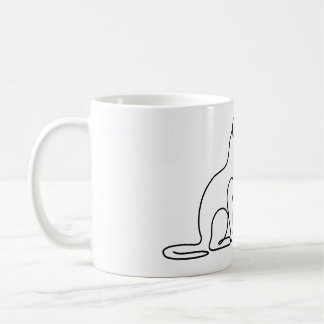 Alles was du brauchst ist eine Katze Niedliche Kat Kaffeetasse